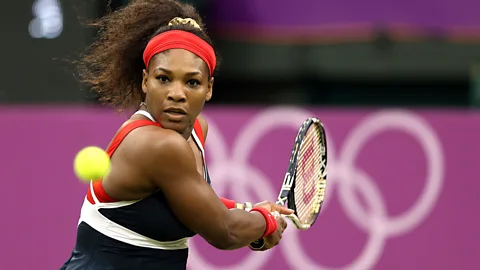 Getty Images Serena Williams returns a shot to Russia’s Vera Zvonareva at the London 2012 Olympics (Credit: Getty Images)