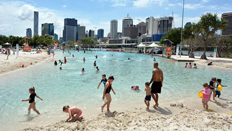iStock Brisbane might be a good option for those after the Aussie expat experience – there’s even a beach for lunchtime swims (Credit: iStock)