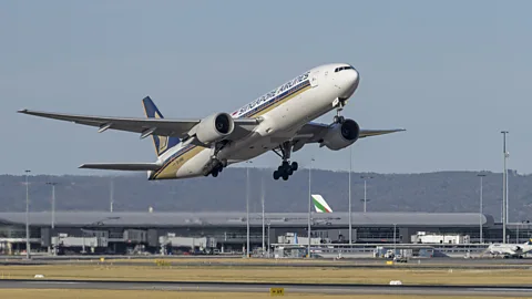 iStock Expats from Europe or the US have to take long-haul flights to get to their home countries (Credit: iStock)