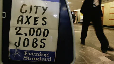 Getty Images Optimistic newspaper articles have been linked to poor economic performance in subsequent weeks (Credit: Getty Images)