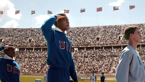Alamy Stephen Hopkins’ 2016 film race dramatises moments from the 1936 Berlin Games – including Jesse Owens’ victories (Credit: Alamy)