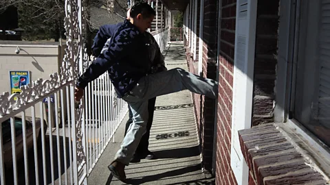 John Moore/Getty Images Scene of an eviction in Colorado Springs, Colorado US in 2009 (Credit: John Moore/Getty Images)