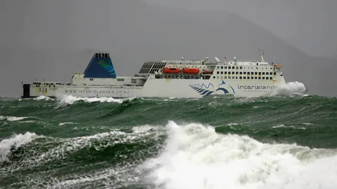 Getty Images The pitching of ships in three dimensions causes sufferers' balance to go out of step, causing nausea (Credit: Getty Images)