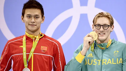 Getty Images Australian swimmer Mack Horton called Chinese rival Sun Yang a “drug cheat” (Credit: Getty Images)