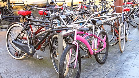 Bicycle parking rack