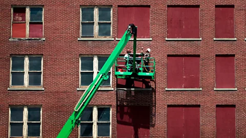 ZUMA Press Inc / Alamy Renovation of the 100-year-old Chisca Hotel in Memphis US gets underway (Credit: ZUMA Press Inc / Alamy)