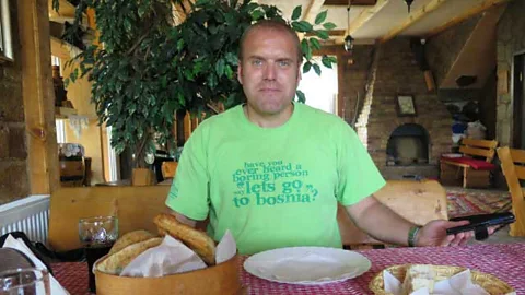 Tracy L Barnett Mustafa was only 17 when the Bosnian War began - today he is a tour guide telling tales of peace (Credit: Tracy L Barnett)