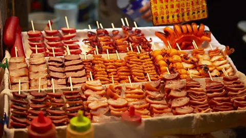 Sarah Treleaven With a staggeringly abundant spread of food, you will never go hungry in Hong Kong (Credit: Sarah Treleaven)