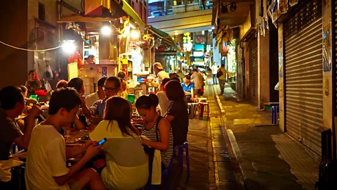 Sarah Treleaven Head to any dai pai dong (street food stall) late at night, and you’ll find food to satisfy your every whim (Credit: Sarah Treleaven)