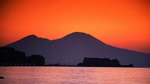 Alamy Vesuvius towers over the region, but it's not the biggest volcano there (Credit: Alamy)
