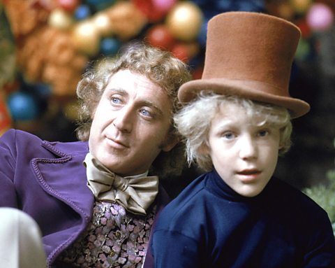The late Gene Wilder (left, with Peter Ostrum) in the film adaptation of Willy Wonka and the Chocolate Factory.