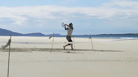 Marc Lahore Waiting for Godot and Mad Max influenced The Open, but it also calls to mind Ingmar Bergman’s Shame, where, likewise, lonely people face global war (Credit: Marc Lahore)