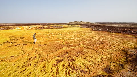 Dave Stamboulis The Danakil Depression resembles a surrealist painting (Credit: Dave Stamboulis)