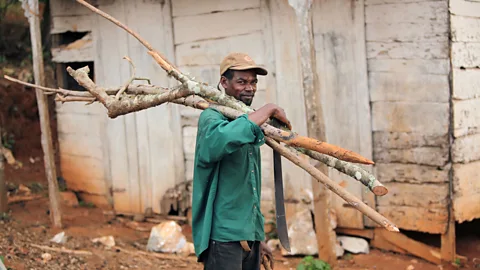 iStock We are more likely to offer money after a disaster if we see images of victims actively trying to piece together their lives (Credit: iStock)