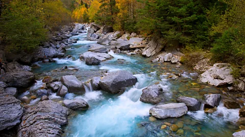 iStock Calm shows users videos of streams, rainstorms and waves to help them relax (Credit: iStock)