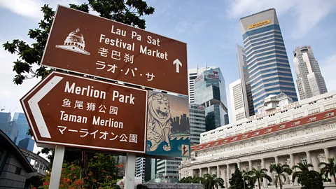 Alamy Singlish is a living example of how languages can change and develop (Credit: Alamy)