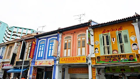 Alamy The population of Singapore today is more than 75% Chinese, about 15% Malay and about 8% Indian (mainly Tamil) (Credit: Alamy)