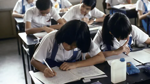 Alamy The schools were the soil in which Singlish sprouted, and it has now spread through all of everyday life (Credit: Alamy)