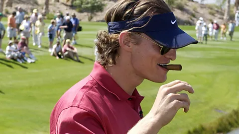 Getty Images Hollywood actor Matthew McConaughey enjoys a fine cigar. (Credit: Getty Images)