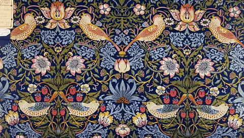 V&A Images/Alamy One of the fabrics created by Morris & Co, one of the many careers of the multi-talented William Morris (Credit: V&A Images/Alamy)