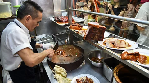 Getty Images Chef Chan Hon Meng is one of two Singapore hawkers awarded a Michelin star (Credit: Getty Images)
