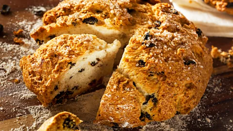 Brent Hofacker/Alamy The preparation of soda bread is the same no matter the ingredients (Credit: Brent Hofacker/Alamy)