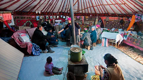 Dave Stamboulis The eagle hunters live removed from the modern world (Credit: Dave Stamboulis)