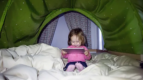 Alamy Increasing use of technology may have boosted our IQs from an early age (Credit: Alamy)