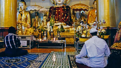 Fanny Potkin The wizards are said to gain their powers through Buddhist teachings, spells and alchemy (Credit: Fanny Potkin)