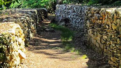 Mike Gerrard The memorial is the largest un-mortared rock wall in the United States (Credit: Mike Gerrard)