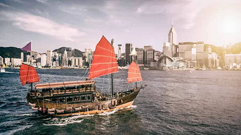 Getty Images Most expats — especially those working in professional services — live on Hong Kong Island (Credit: Getty Images)