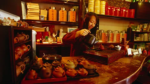 Getty Images English is widely spoken in the business world, while Cantonese is spoken by most of the city’s residents (Credit: Getty Images)