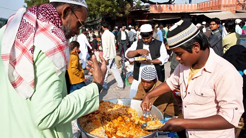 Pep Roig/Alamy Stock Photo Biryani can be served as a form of street food in India (Credit: Pep Roig/Alamy Stock Photo)