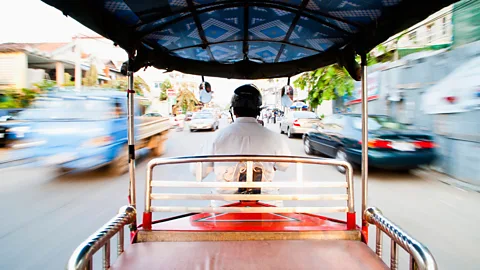 Alamy A tuk-tuk is a cheap and fast way to get around the city (Credit: Alamy)