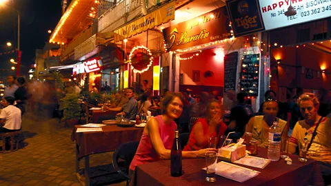 Alamy There are plenty of street bars and cafes, but recently new bars and restaurants run by long-term expats have opened (Credit: Alamy)