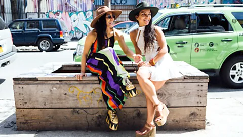 Radha Agrawal Most of Agrawal’s business ventures involve her twin sister, Miki (Credit: Radha Agrawal)