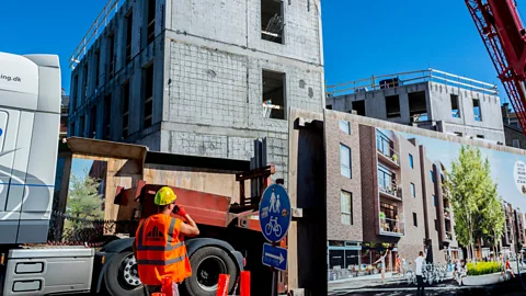Alamy Construction of new flats is full-on in the Carlsberg Byen area of Copenhagen. (Credit: Alamy)