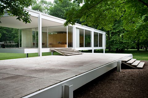 Farnsworth House, Ludwig Mies van der Rohe, designed 1945 built 1951