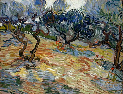 Olive Trees, Vincent van Gogh, 1889, oil on canvas
