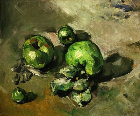 Green Apples, Paul Cezanne, c.1872-73, oil on canvas, The Art Archive / Alamy Stock Photo