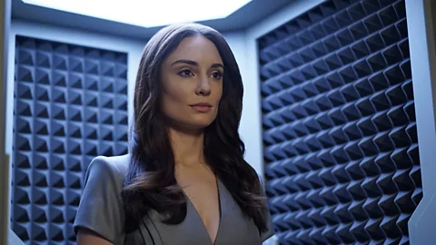 ABC Fembots, or ‘gynoids’ as they have been more recently called, have been popular on US TV in the past decade, such as on Battlestar Galactica and Agents of Shield (Credit: ABC)