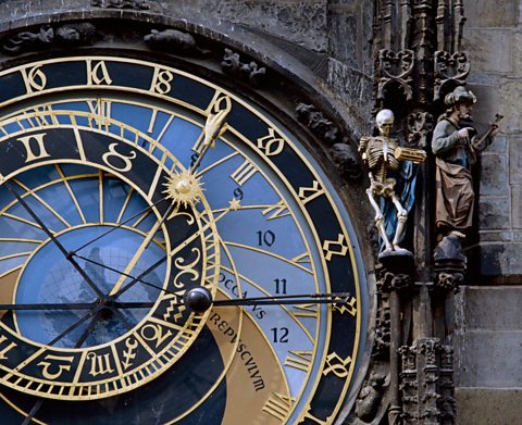 Astronomical Clock, Prague, Mikulas of Kadan and Jan Sindel, 1410, Peter Scholey / Alamy Stock Photo