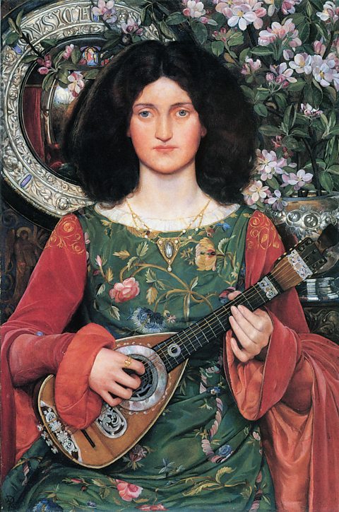 Melody (Musica), Kate Elizabeth Bunce, c.1895-97, oil on canvas