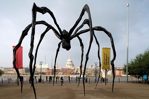 Maman, Louise Bourgeois, 1999, steel and marble