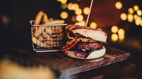 iStock Burgers might one day contain meat that has been developed in a laboratory (Credit: iStock)