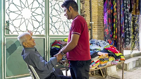 Eric Lafforgue/Getty From shopping to making deals, every social interaction in the country is dictated by taarof (Credit: Eric Lafforgue/Getty)