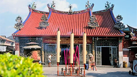 Travel Pictures/Alamy Mosques, churches and temples like the Goddess of Mercy Temple sit together on the Street of Harmony (Credit: Travel Pictures/Alamy)
