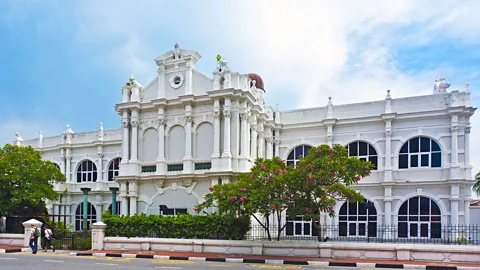 Stuart Dee/Getty The original Penang Free School, now the Penang State Museum, was the first non-denominational school in Southeast Asia (Credit: Stuart Dee/Getty)