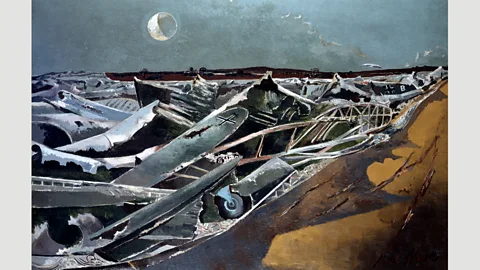 Alamy Totes Meer shows a surreally undulating sea of crashed German bombers at Cowley in Oxfordshire (Credit: Alamy)