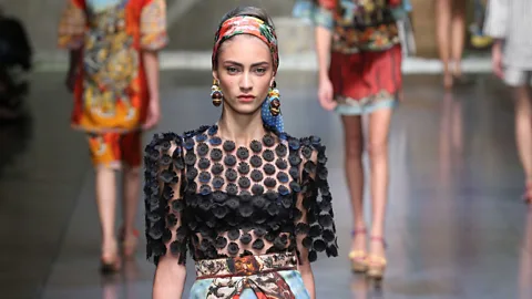 D&G Shutterstock Feather, fringing and animal prints are frequently described as ‘tribal’ – many designers have been accused of ‘cultural appropriation’ (Credit: D&G Shutterstock)